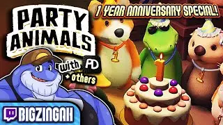 [🟣BigZingah] Party Animals &mdash; 1 Year Anniversary Livestream Special w/ @PartyDoods + Pals