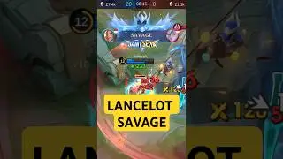 Gameplay Lancelot Savage #mobilelegends #mlbb #lancelotsavage #fyp #fypyoutube @Leonaa-Ashura