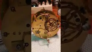 French Round Clock Movement Repair Part 10
