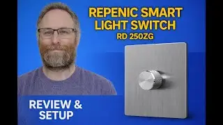 Repenic Smart Light Switch RD 250ZG Review and Setup, Zigbee, Home Assistant and HomeKit