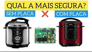 QUAL A MELHOR PANELA DE PRESSÃO ELÉTRICA? COM OU SEM PLACA ELETRÔNICA? MOSTRANDO NA BANCADA tudo!