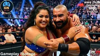 WWE 2K25 &mdash; Батиста против Индийской Дивы Лубны | Геймплей межгендерного матча | 17 ноября 2025 г.