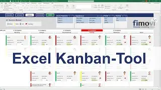 Automatisches Excel Kanban-Tool für agiles Projektmanagement