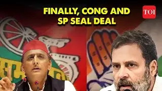 Congress to Fight on 17 Seats in Uttar Pradesh: Akhilesh Reveals Details of SP-Congress Seat Sharing
