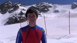 Snowboarder Jamie Barrow sets British speed record in Verbier