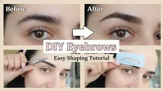 DIY BROW HACK: How to Shape Eyebrows & Tint Permanently at Home!