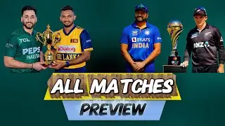 PAKISTAN vs SRI LANKA 3rd t20- India VS New zealand First ODI