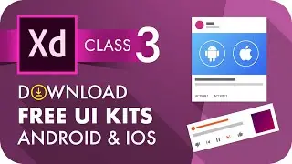 Start designs with free UI kits in XD | #pelfizz #adobexdtutorials #hinditutorials