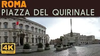 ROMA - Piazza del Quirinale e la Fontana dei Dioscuri