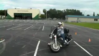 18 foot figure 8 practice - lady rider