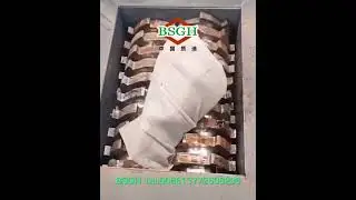 Сверхмощная машина для дробления металлолома с двойным валом уничтожает все