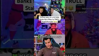 Cuffem puts on a AI FaZe Banks face filter to TROLL StableRonaldo 😂 #stableronaldo #faze #adinross
