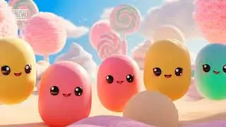 🍬 Jumping Jelly Beans | Fun Kids Song & Nursery Rhyme