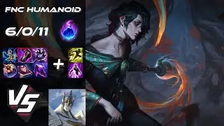 Fnatic Humanoid MID Hwei vs Galio - EU Grandmaster Patch 25.19