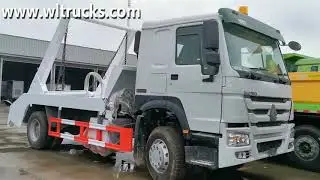 SINOTRUK HOWO 10 ton Swing Arm Skip the loader garbage truck
