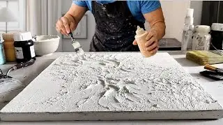 Mastering Textured Art: Stunning Abstract with Acrylic Painting Tutorial  