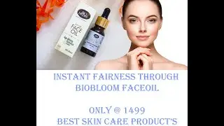 Bio bloom face oil  only @ 1499 Rs