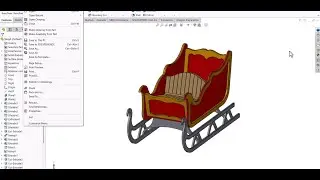 Creating Santa's Sleigh in 3Dexperience