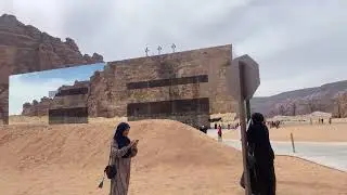 Maraya building #alula #alulatour #mirrorbuilding