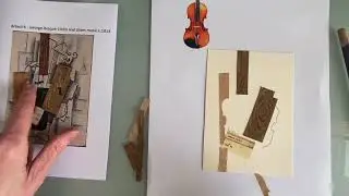 Drawn From Artists Drawing and collage Braque