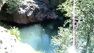 Haigler Creek Swim Hole From The Top.MOV