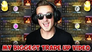 My Biggest Trade Up Video Of ALL TIME! | SO MANY PAINTED EXOTICS! [Golden Egg Rocket League]