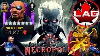 Necropolis VS Rank 4 Seven🌟Nick J Fury! SO MUCH BLEED DAMAGE!! - Marvel Contest of Champions