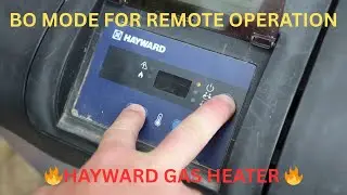 Как перевести обогреватель Hayward в режим дистанционного управления 