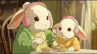 Cute Bunny Girl & Mom 🐰💗   Cozy Daily Life Cartoon   Pastel Anime Animation #cute #animation #bunny