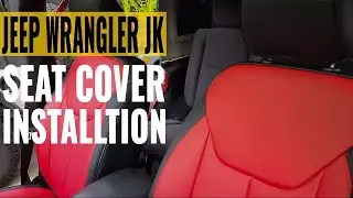 Kustom Interior&trade; | Custom Leather Seat Cover Upgrade for Jeep Wranglers JK ft. @Garagecouple