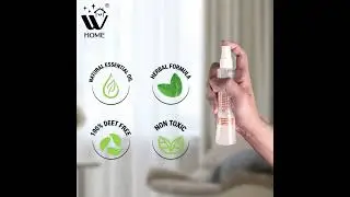 W Home Mosquito Repellent Spray | 100% Natural & Deet Free