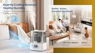 LEVOIT Humidifiers, (6L) Cool Mist Top Fill Essential Oil Diffuser for Baby & Plants  Smart App