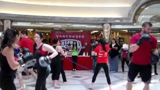 Kickboxing Demo Lansdowne Mall Richmond BC