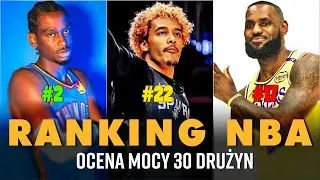 RANKING 30 drużyn NBA. Zmiany są OGROMNE