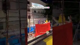 Biggest Mumbai Style Ganesh Getting Ready 2025 | Ganesh Chathurthi 2025 #shorts #ganeshchaturthi #yt
