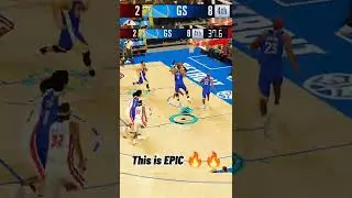 EPIC layup in nba 2k mobile #shorts