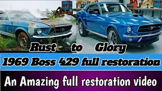 Epic Restoration of a 1969 Boss 429! 😍 | Classic Car Restoration Video | Long Video
