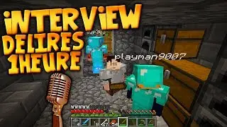 Minecraft - Interview de Fylor et d&eacute;lires en masse | 1 H
