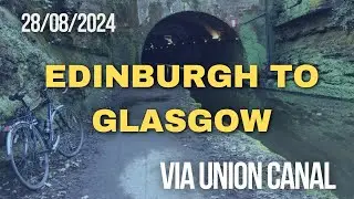 Cycling from Edinburgh to Glasgow via Union Canal 4K