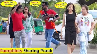 Pamphlets Sharing Prank Part 03 | Bhasad News | Pranks In India 2023