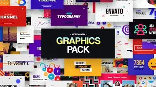 Video Maker Motion Graphics Elements Bundle Pack