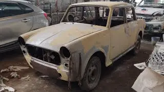 Christine FIAT 1100 DELIGHT Restoration Part 30 - 58 Years Old Vintage Car - San Kustom Garage