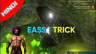 Swamp biome cave artifict easy trick | Solo | Episode:-11 Ark  Survival evolved mobile join Discord
