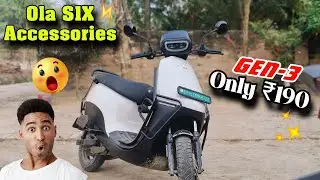 Ola S1X Gen 3 Accessories ✨ | Crash Guard, Mat, Charging Plug Cover, Screen Guard, Seat Cover 🔥