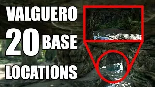 ARK Valguero - 20 base locations... hidden spots, rat holes and more
