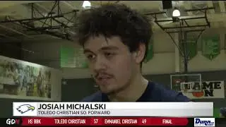Josiah Michalski's 15 Points Leads Toledo Christian To 57-49 Victory Over Emmanuel Christian