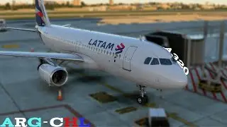Latam Airbus A320 // Buenos Aires - Santiago De Chile