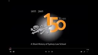 The history of Sydney Law School by Craig Reucassel (comedy)
