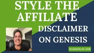 How to Style Your Genesis Affiliate Disclaimer Link