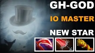 GH-GOD IO Master Ez mid + Rampage New Dota 2 Star #dota2